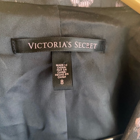 Victoria's Secret Jessica Hart 2014 Jacquard Blazer Jacket in Gray Pink Size 8 - Picture 4 of 7